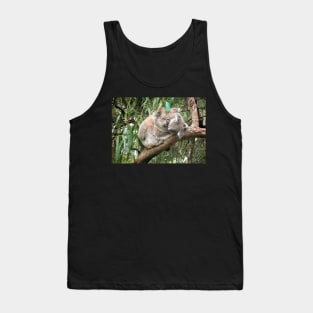 Koala bear mother and baby Tank Top